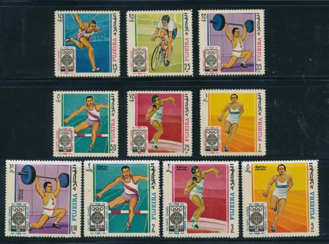 Fujeira - Mexico Olympic Games MNH Set (1968)