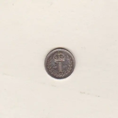 1956 Elizabeth Ii Maundy Penny Coin In Near Mint Condition.