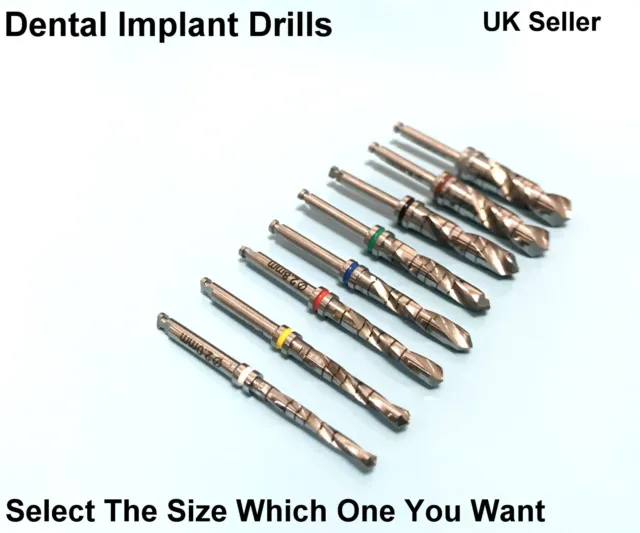 Dental Implant Drills Kit Surgical Tools Various Sizes Brand New CE