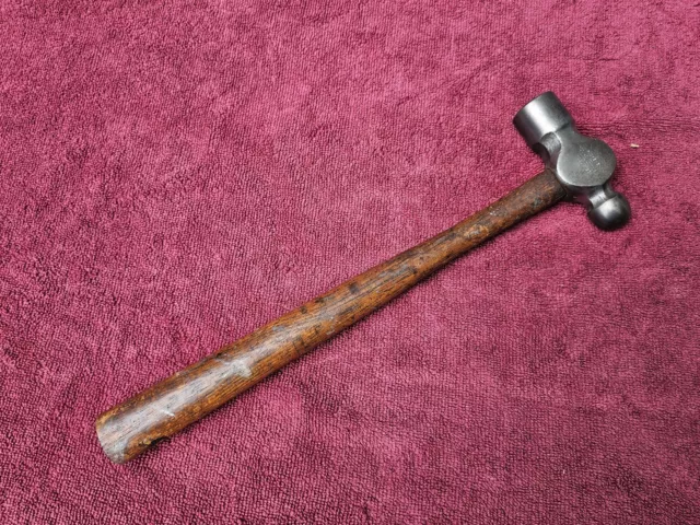 Vintage H.Cheney "Hard Hitter" Ball Peen Hammer. 1 Lb 4.3 oz Total Weight