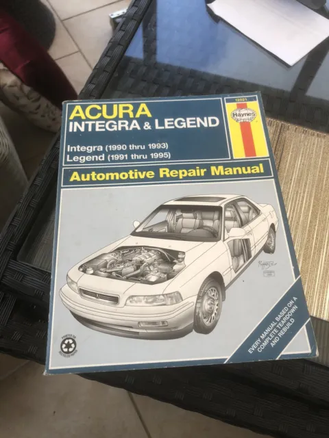 Honda (Acura) Legend Integra Haynes Workshop Repair Manual RARE