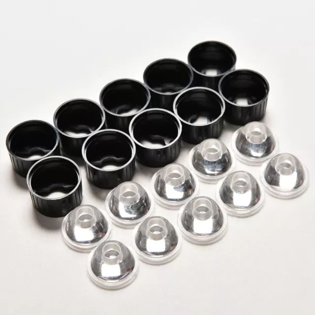 10X Led Lens 120 degree Reflector Collimator for 1W 3W LED Holder_tu