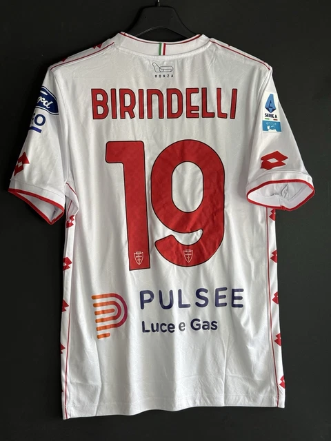 Maillot De Match Porté Monza (série A) - Marque Lotto - Taille L - Numéro 44 - Rouge - Occasion