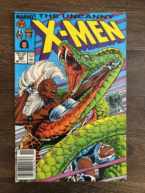 The Uncanny X-Men Comic Book #223 Marvel Comics 1987 Newsstand High Grade