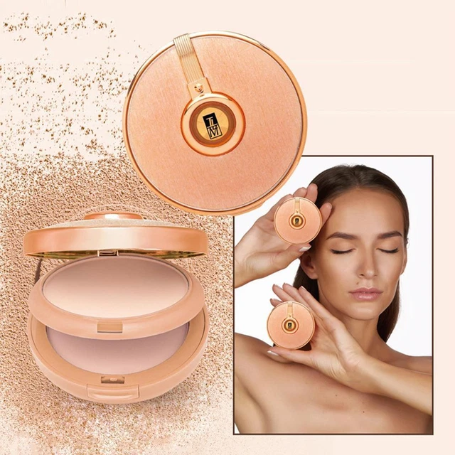 Controllo olio polvere set polvere polvere trucco polvere sciolto che dura a lungo s bellezza B2S1