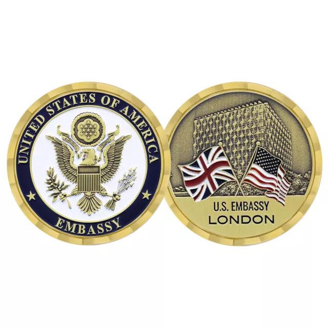 United States Embassy London United Kingdom Challenge Coin CC-2091