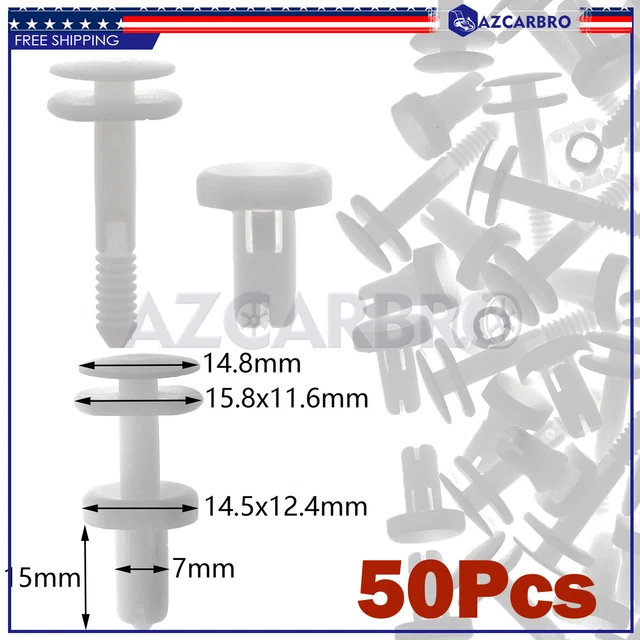 50pcs Door Trim Panel Push Type Retainer Clip 15960325 for GMC Truck Chevy Buick