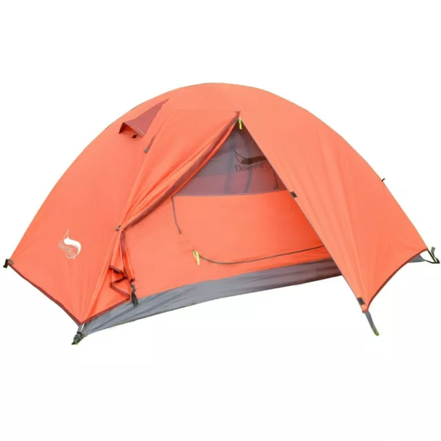 Tente de Camping pour 1 à 3 personnes, légère, Double couverture, lit en...