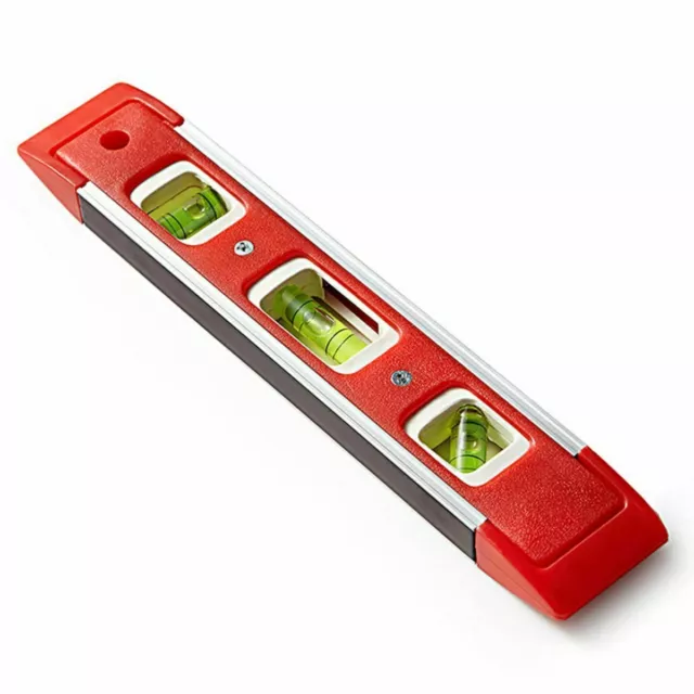 DEKTON Magnetic Spirit Level Levels 250mm / 9" Lightweight Small Brick Line UK 2