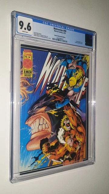 Wolverine #90 (1995) Deluxe Newsstand Edition CGC 9.6 (Wolverine Vs Sabretooth)
