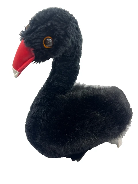 TEDDY & FRIENDS Black Swan Plush, Medium Soft Toy £15.00 - PicClick UK
