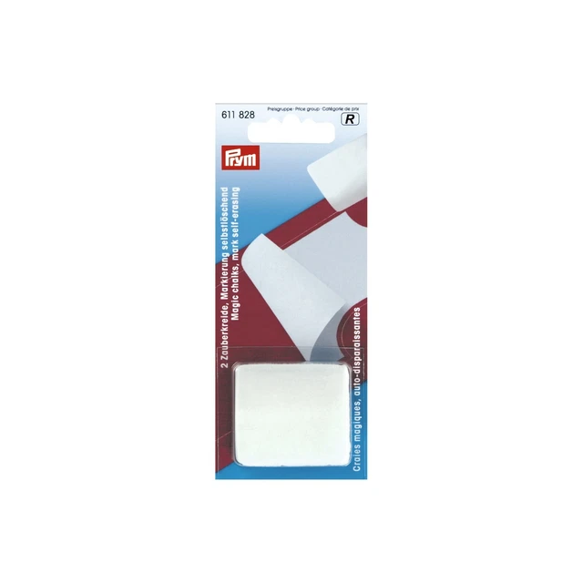Prym Dressmakers Magic tiza blanca autoborrado costura acolchado patchwork 611818