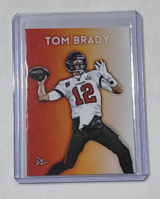 Tom Brady Limited Edition Artist Signed Tampa Bay Buccaneers Card 4/10