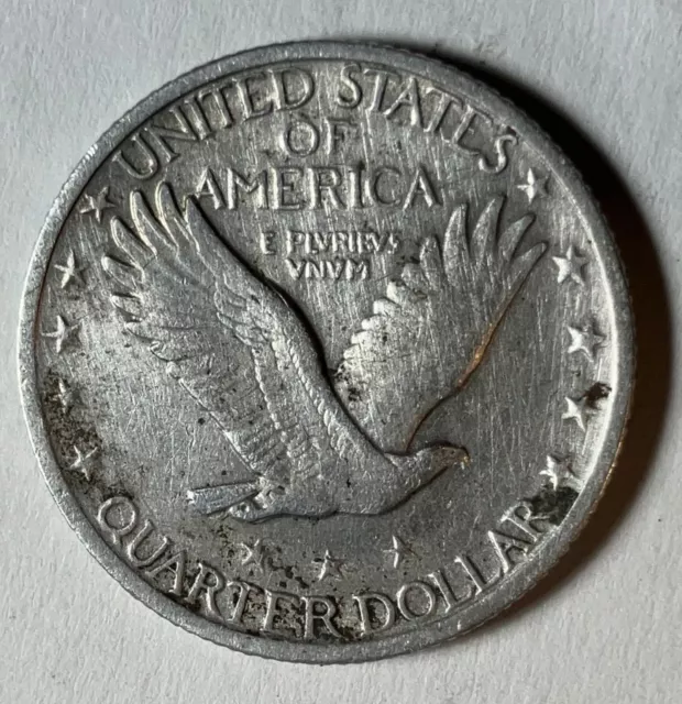 1924-P Standing Liberty Coin Silver Quarter Dollar 25C, GRADE YOURSELF 2