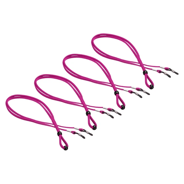 4 pz cinturino per occhiali da sole unisex regolabile supporto per occhiali rosso rosa