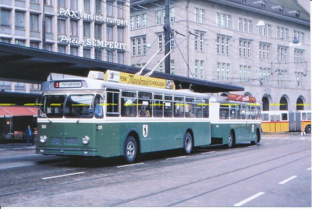 Farb-Foto St. Gallen O-Bus 131 1982