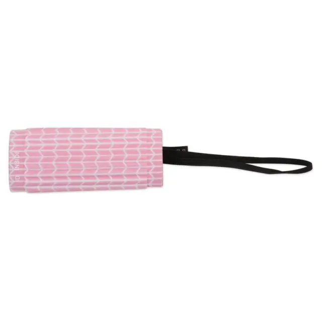 Bucky Modern Polyester and Foam Identigrip Luggage Tag in Pink Chevron