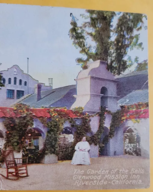 Used Garden of the Bells Glenwood Mission Inn Riverside California Postcard M28 2