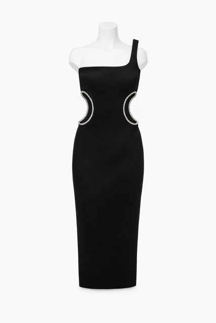 ZARA BLACK cut out maxi dress, Sold out, bloggers favorite, size S $65.00 -  PicClick