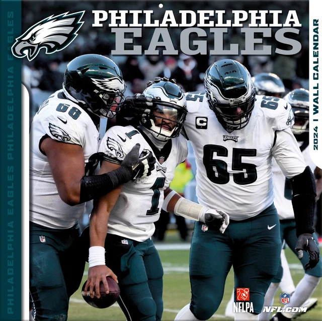 NFL CALENDAR 2024 Philadelphia Eagles Wall Calendar 30x30cm 24.54