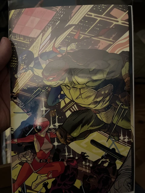 Mighty Morphin Power Rangers Teenage Mutant Ninja Turtles II #1 Virgin variant