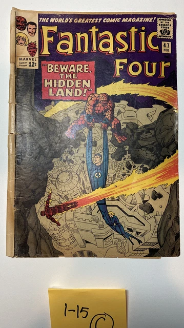 Fantastic Four (Vol. 1) Issue 47 (1961-1996) Marvel Comics 3rd App Black Bolt