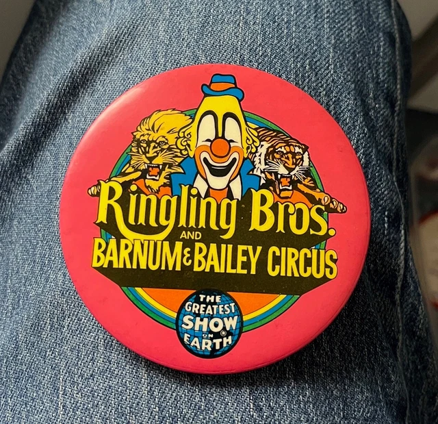 Affiche Vintage Originale Ringling Bros Et Barnum & Bailey - Spectacle De Cirque Combiné - État Très Bon
