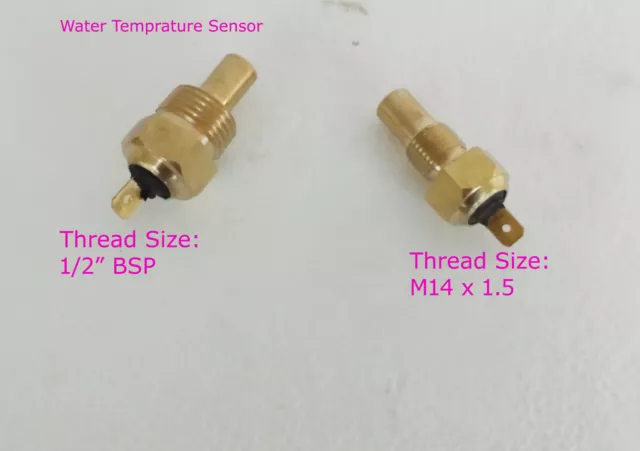 Aftermarket Gauge Universal Water Temperature Sensor Temp Sender 1/2"BSP/M14x1.5