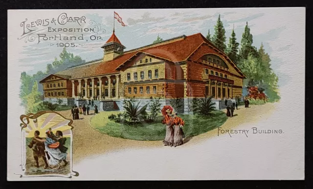 Early Postcard of Lewis and Clark Exposition. Portland, Oregon C. 1905