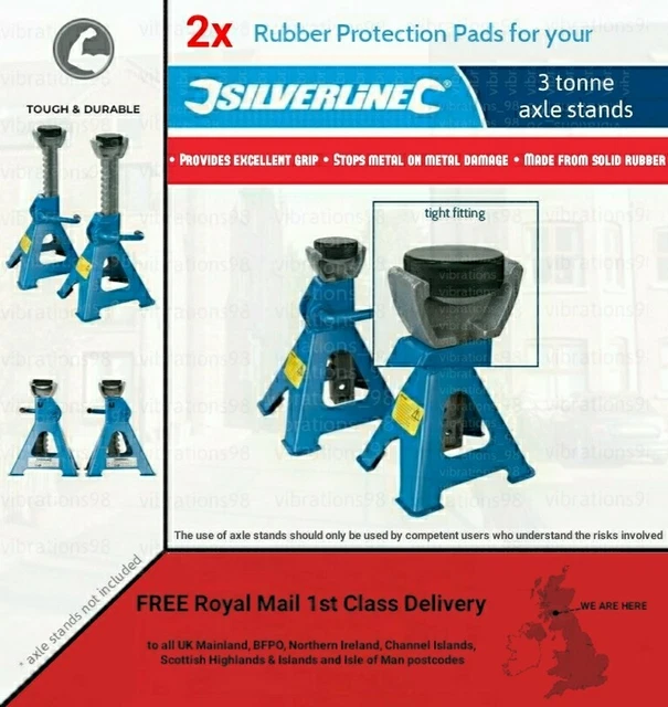 Silverline Unterstellbock 763620, Tragkraft 3t, 285-420 mm, für KFZ, 1 Paar
