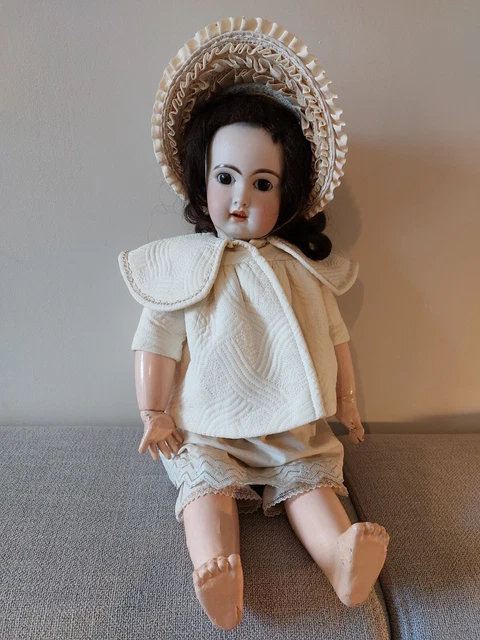 Ancienne poupée bébé Jumeau 10 54 cm cm no SFBJ BRU Steiner Unis France
