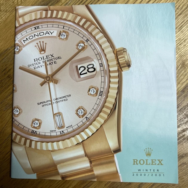 CATALOGO OROLOGI ROLEX vintage 2000 1 con prezzi mai usati EUR 30 04 PicClick IT