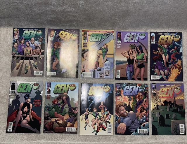 GEN 13 Lot 31 32 33 34 35 36 37 38 40 41 Image Wildstorm Comics Jim Lee Campbell