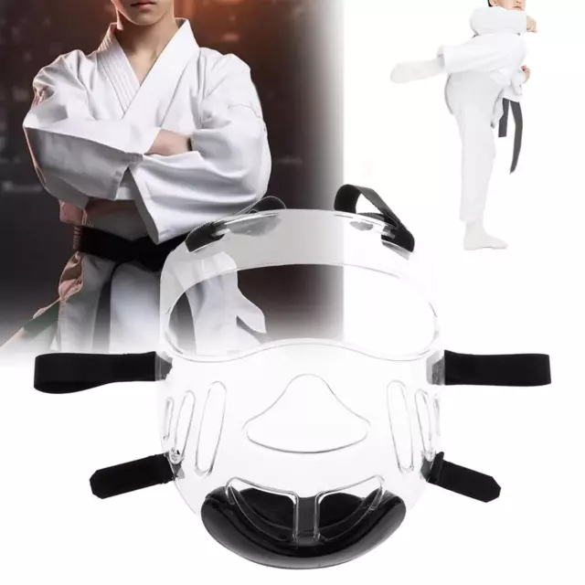 Bouclier facial de Taekwondo détachable pour masque de protection de casque