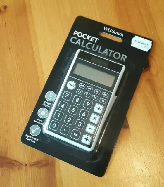 New Whsmith Pocket Calculator