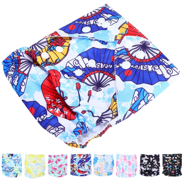 8 Styles Waterproof Reusable Baby/Adult Adjustable Cloth Diaper Nappy Pants x1 3