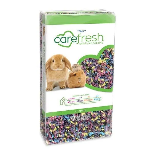 Coloré Confetti 10L Animal Literie Hamster Lapin Gerbille, Odeur Contrôle,