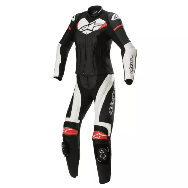 Alpinestars Stella GP Plus 2tlg. Lederkombi Damen (schwarz/weiß/rot) Gr: 40 (46)