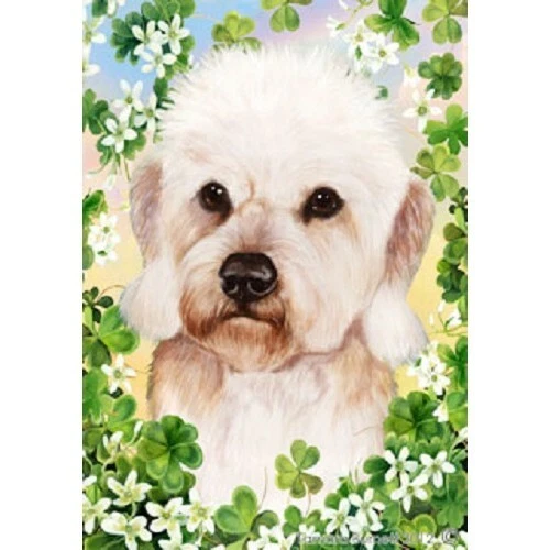 Clover Garden Flag - Mustard Dandie Dinmont Terrier 312101