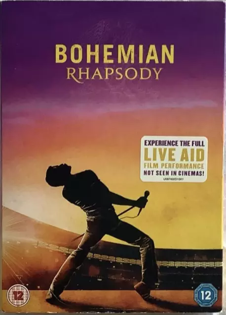 Bohemian Rhapsody DVD Drama (2018) Rami malek Quality Guaranteed Amazing Value