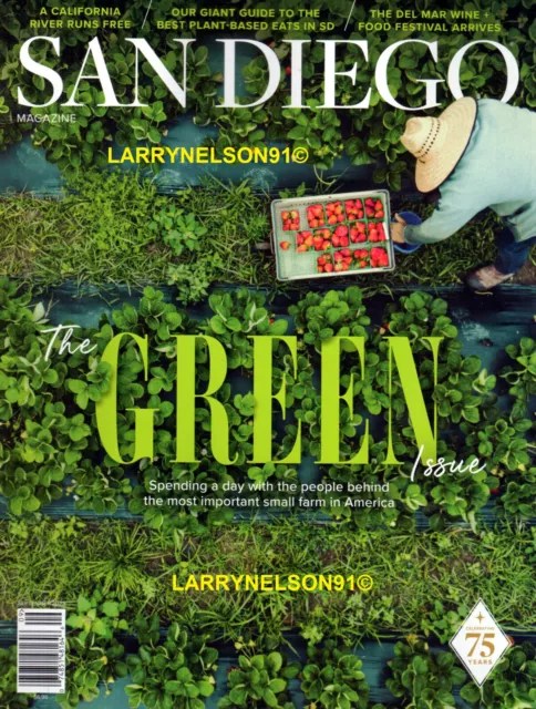 San Diego Magazine September 2023 Green Issue Best Plant Eats Guide Del Mar Wine