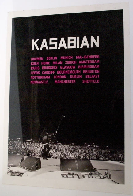 AFFICHE KASABIAN TOM Meighan Originale Officielle 48 13 Tourn e affiche-kasabian-tom-meighan-originale-officielle-48-13-tourn-e