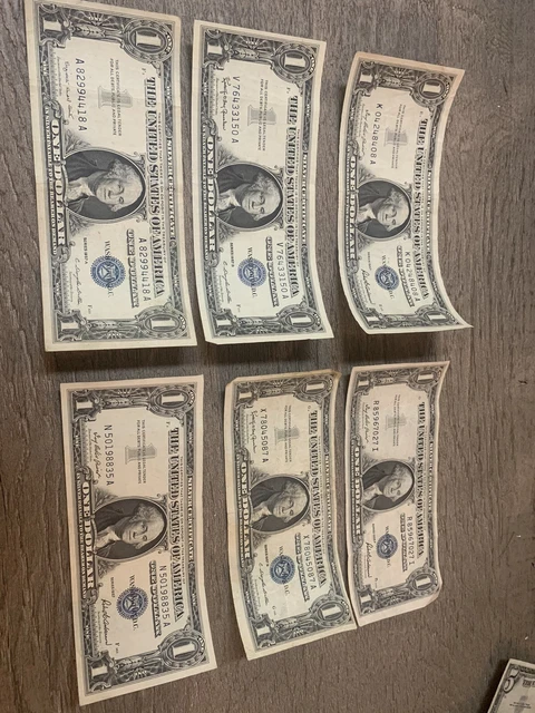 one dollar bill 1957 1957a 1957b 1935F