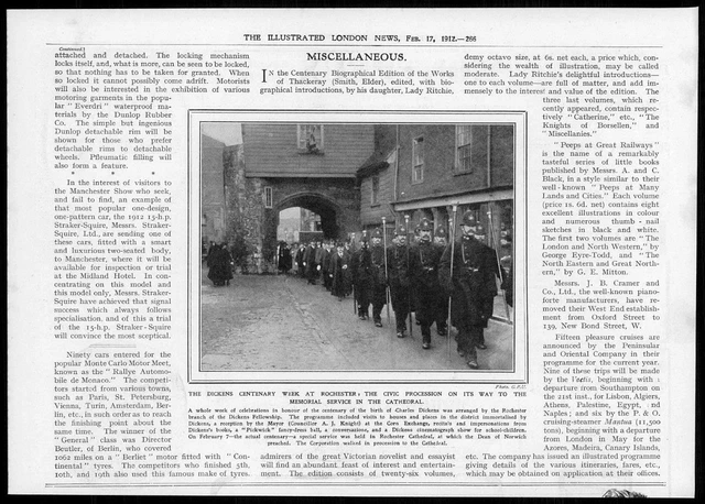 1912 KENT Rochester Cathedral Dickens Centenary Civic Procession (304)