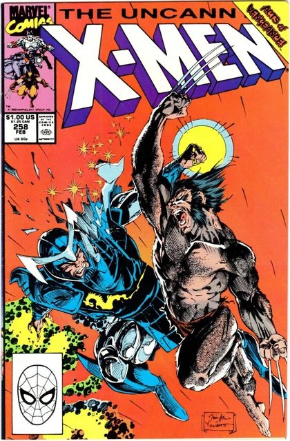 UNCANNY X-MEN #258   WOLVERINE vs MANDARIN Cover/Story!  JIM LEE Art!   VF (8.0)