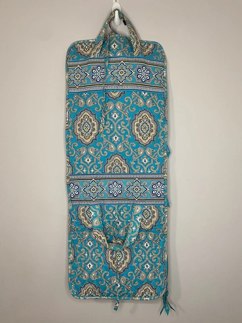 Vera Bradley Hanging Travel Organizer Totally Turquise Cosmetic Toiletry Bag