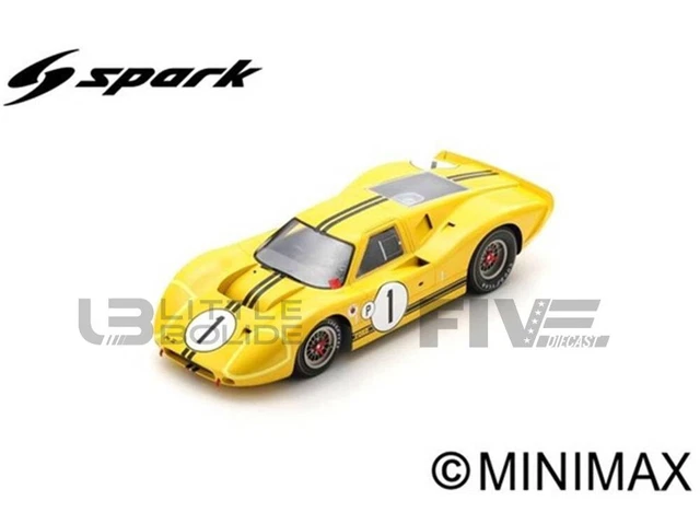 Spark 1/18 - 18Se67 - Ford Gt40 Mk Iv - Winner Sebring 1967