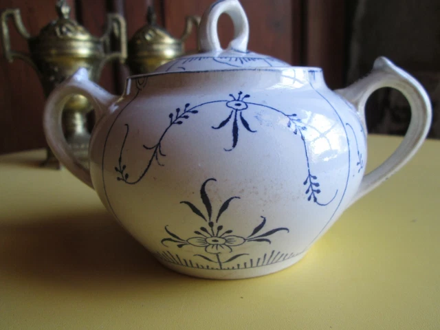 Lot De 6 Assiettes En Faïence Belge BFK Boch Frères Keramis - Motif Moscou Roses Fleurs - Ø 23,5 Cm