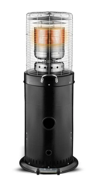 Heizstrahler Deluxe 143 cm Heizpilz Gasheizstrahler Terassenstrahler 10kW S&R 2