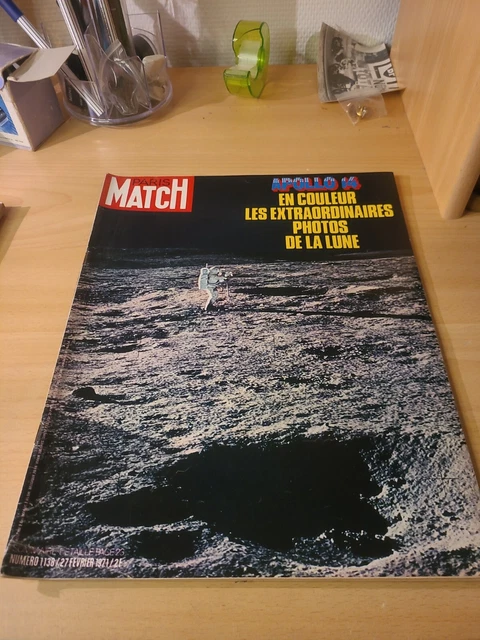 Magazine Paris-Match N°1138 27 FÉVRIER 1971 APOLLO 14 LES EXTRAORDINAIRES PHOTO